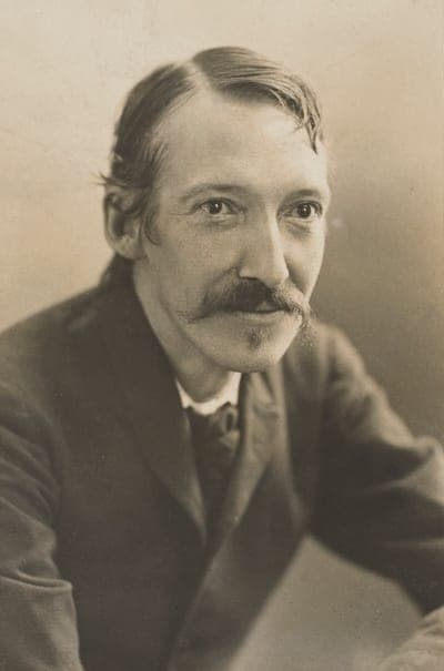 Portrait photograph of the Scottish writer Robert Louis Stevenson.